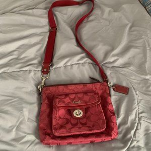 *LIKE NEW* Garnet Coach Crossbody Bag